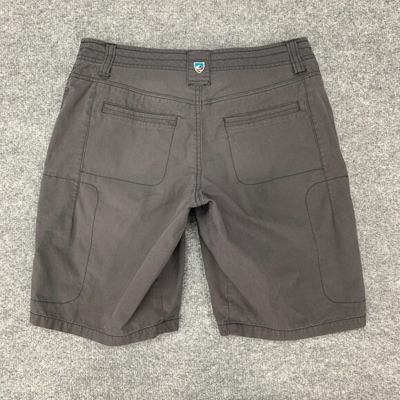 Kuhl Spire Short Women 2 Dark Gray Stretch Nylon Blend Performance Cargo Outdoor - Picture 6 of 9